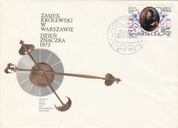 2135- NICHOLAUS COPERNICUS, ASTRONOMY, COVER FDC, 1973, POLAND - Astrologie