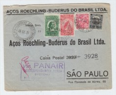 Brazil PANAIR AIRMAIL COVER 1931 - Lettres & Documents