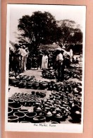 RP NIGERIA KANO POT POTTERY MARKET POSTCARD RP Nigéria Carte-photo MARCHE By CMS BOOKSHOP LAGOS - Nigeria