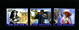 NEW ZEALAND - 2000  QUEEN MOTHER  SET MINT NH - Unused Stamps