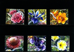 NEW ZEALAND - 2001  GARDEN FLOWERS  SET  MINT NH - Nuevos