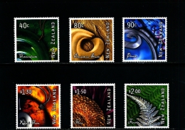 NEW ZEALAND - 2001  ART FROM NATURE  SET  MINT NH - Unused Stamps