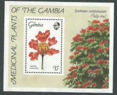 Gambie B F  N° 72 XX Plantes Médicinales  De Gambie ( I )  Le Bloc Sans Charnière, TB - Gambia (1965-...)