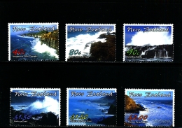 NEW ZEALAND - 2002  SCENIC  COASTLINES  SET  MINT NH - Neufs