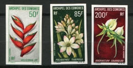 Comores  **ND -  PA 26 à 28 -  Fleurs - Poste Aérienne