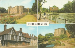 GB - E - Colchester - Multiview : The Castle, Bourne Mill, The Old Siege House, Lily Pond And Castle - N° PLC8475 (1974) - Colchester