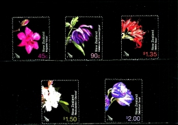 NEW ZEALAND - 2004  GARDEN FLOWERS  SET  MINT NH - Unused Stamps