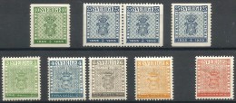 Suecia 395/6 + 395d + 399/403 ** - Unused Stamps