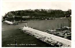 MONACO - LE PORT ET LE ROCHER RP - Hafen