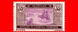 MAURITANIA - Africa Occidentale Francese - AOF - 1913 - Cammello - Crossing Desert - 35 C - Neufs