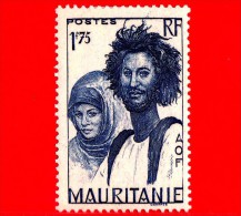 MAURITANIA - Africa Occidentale Francese - AOF - 1938 - Coppia Di Mauri -  Moorish Couple - 1.75 - Ungebraucht