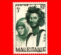 MAURITANIA - Africa Occidentale Francese - AOF - 1938 - Coppia Di Mauri - Moorish Couple - 3 - Ongebruikt