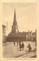 Mai14 1593: Meursault  -  Eglise  -  Place De L'Hôtel De Ville - Meursault