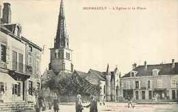 Mai14 1601: Meursault  -  Place  -  Eglise - Meursault