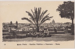 REPUBBLICA ITALIANA,ITALIE,ITALIA,LA ZIO,LATIUM,ROME,ROMA,MONT E PINCIO,GIARDINO E PANORAMA,1900 - Sonstige & Ohne Zuordnung