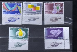 ISRAEL Nº AE 38 AL 39 Y 40 AL 41 Y 47 - Unused Stamps (with Tabs)