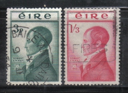 W1947 - IRLANDA 1953 , Serie N. 120/121 Emmer - Used Stamps