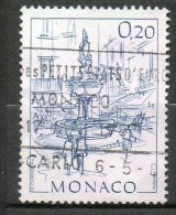 MONACO   Place St Nicolas  1984  N°1407 - Used Stamps