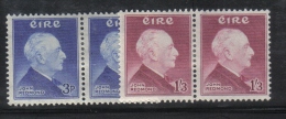 W1953 - IRLANDA 1957 , Serie N. 128/129 : Coppie  * Mint . Redmond - Nuevos