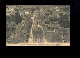 CHATEAUVILLAIN Haute Marne 52 : Panorama De La Rue St Saint Jacques Pris Du Clocher - Chateauvillain