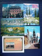 5 Postcards - Canada - Montreal Toronto Post Office - Saskatoon Mountains - Cartes Modernes