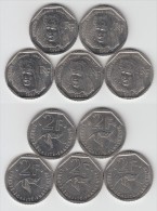 **** LOT 5 X 2 FRANCS 1997 GUYNEMER **** EN ACHAT IMMEDIAT !!! - Commemorative