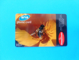 HONEYBEE ( Switzerland Prepaid Card Aria ) Abeille Bee Biene Abeja Ape Bees Abeilles Honeybees Honey-bee * MoneyGram - Api