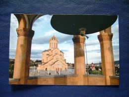 Postcard Georgia Church Tbilisi Bell - Georgien