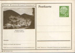 Germany/ Federal Republic- Stationery Postacard Unused - P23 Heuss Type I -Harzkurort Sieber - Postkarten - Ungebraucht