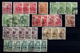 Yugoslavia: Lot Div. Definitive 1950/51. Used (o) - Otros & Sin Clasificación