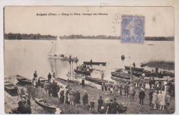 CPA DPT 18 ARGENT, PLAGE DU PUITS, GARAGE DES BATEAUX En 1931!! - Argent-sur-Sauldre