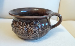Vintage GULDKROKEN HJO 7404/1 Sweden - Swedish Home Decor Brown VASE Flower Pot Bowl - Andere & Zonder Classificatie