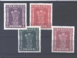 India - Inde Sv 10/13 **  (MNH)     " 1950-51 " - Francobolli Di Servizio