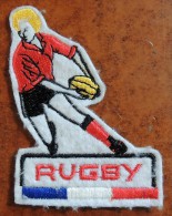 Patch Écusson Tissu à Coudre - Supporter équipe De France De Rugby - Ancien Années 70 - Rugby