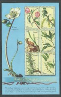 Gambie N° 3592 / 97 XX Flore : Plantes Médicinales ( III ), Les 6 Vals Se Tenant En Petite Feuille, Sans Charnière, TB - Gambia (1965-...)