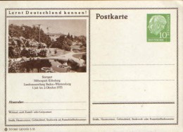 Germany/ Federal Republic- Stationery Postacard Unused - P24 Heuss Type I - Stuttgart Hohenpark Killesberg - Cartes Postales - Neuves