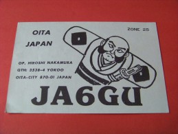 Japan     QSL  Karte     JA6GU    Radio    20.5.84     ( P - 14 ) - Radio