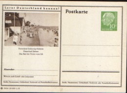 Germany/ Federal Republic- Stationery Postacard Unused - P24 Heuss Type I - Schleswig Holstein Ostseebad Dahme - Cartoline - Nuovi