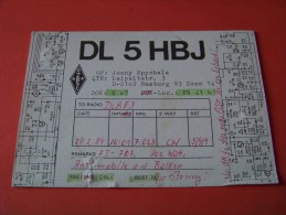 Germany   QSL  Karte  DL5HBJ   Radio  29.2.84     ( P - 14 ) - Radio