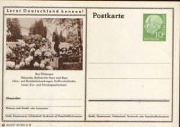 Germany/ Federal Republic- Stationery Postacard Unused - P24 Heuss Type I - Bad Wildungen - Postcards - Mint