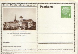 Germany/ Federal Republic- Stationery Postacard Unused - P24 Heuss Type I - Mönchengladbach - Postkarten - Ungebraucht