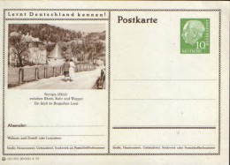 Germany/ Federal Republic- Stationery Postacard Unused - P24 Heuss Type I - Neviges - Cartes Postales - Neuves