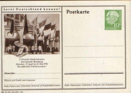 Germany/ Federal Republic- Stationery Postacard Unused - P24 Heuss Type I -Munchen,Deutsche Handwerksmesse - Postcards - Mint