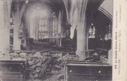 Cp , MILITARIA , La Grande Guerre 1914-15 , BEAUZÉE-s/-AIRE , Intérieur De L'Église - Weltkrieg 1914-18