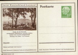 Germany/ Federal Republic- Stationery Postacard Unused - P24 Heuss Type I - Goslar - Postkarten - Ungebraucht