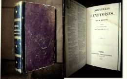 "NOUVELLES GENEVOISES" Rodolphe TÖPFFER Suisse Schweiz Swiss Charpentier Reliure 1842 2ème Edition ! - Belgische Schrijvers