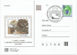 Slovakia 2004. Postal Stationery Card 8 Sk Hologram - Cartoline Postali