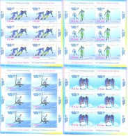 2014. Kyrgyzstan, Winter Olympic Games Sochi'2014, 4 Sheetlets Perforated, Mint/** - Kirgisistan