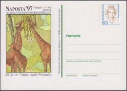 Allemagne 1997. Privatganzsache, Entier Postal Timbré Sur Commande. Naposta, Girafes. Philatélie Thématique - Giraffen