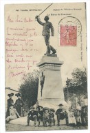 CPA -MONTAIGU -STATUE DE VILLEBOIS MAREUIL, HEROS DU TRANSVAAL -Vendée (85) -Animée -Librairie Poupin, Mortagne - Montaigu